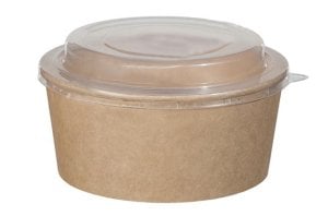 750 cc Kraft Salata ve Sıcak Yemek Kabı