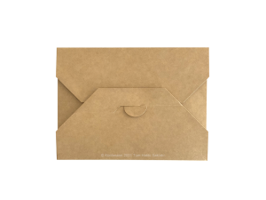 1000 ML KENDİNDEN KAPAKLI KRAFT YEMEK KUTUSU