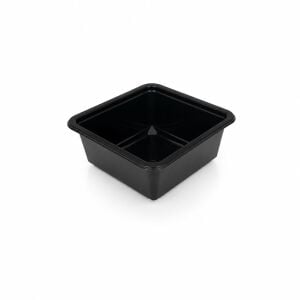 FT-502 SİYAH PP 110X110 MM. H:45 GIDA KABI